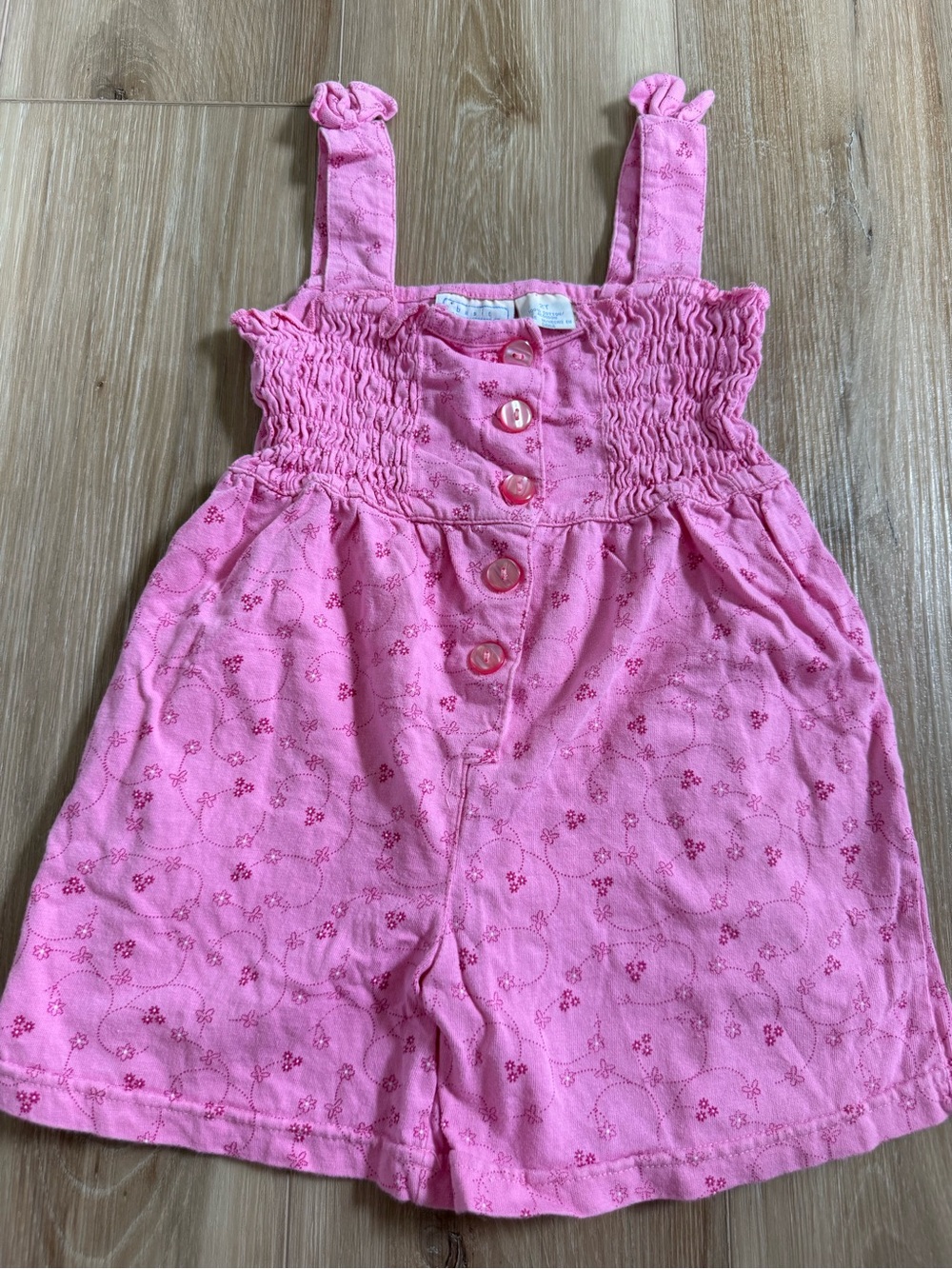 Vintage Pink Shortalls